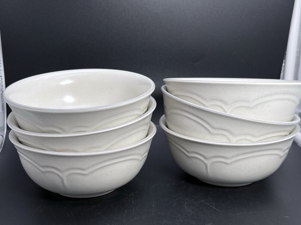Set Of 6 Vintage Pfaltzgraff Heirloom Soup Cereal Bowls Number # 009